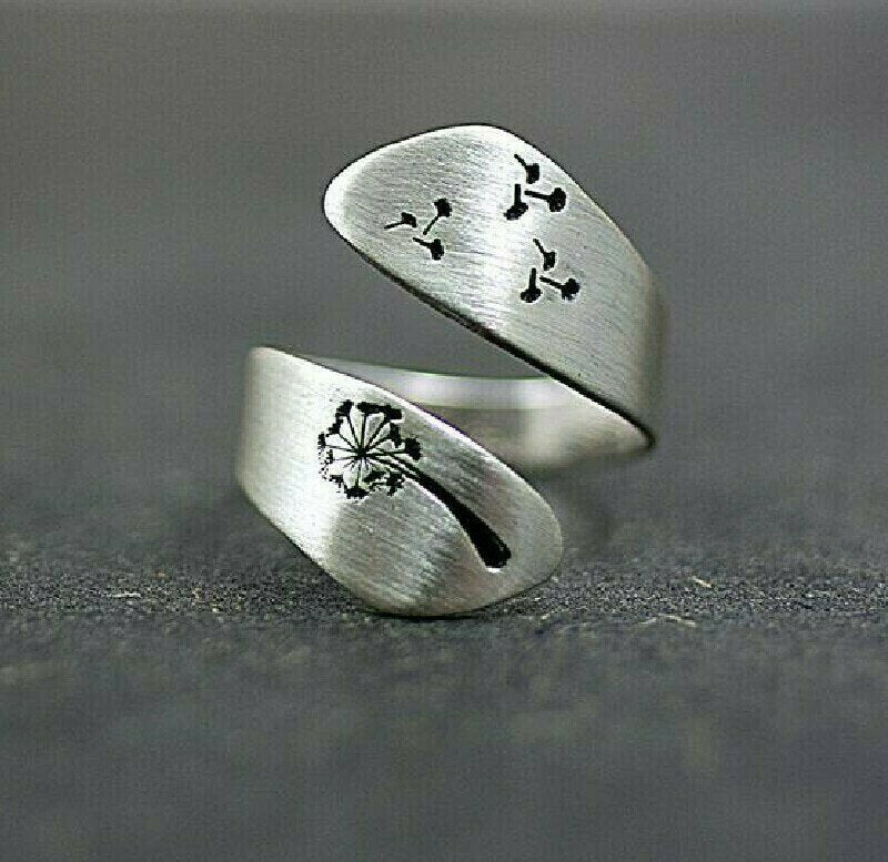 đ„ Last Day Promotion 70% OFFđ„Silver Dandelion Rings