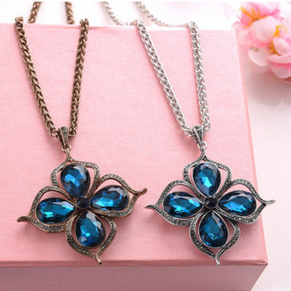 🔥 Last Day Promotion 70% OFF🔥 Four-leaf clovers Amethyst Necklace🍀