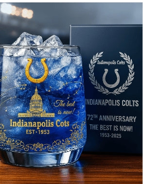 🏈Football Team Collectible Anniversary Whiskey Glass 🥃 (Including all teams)
