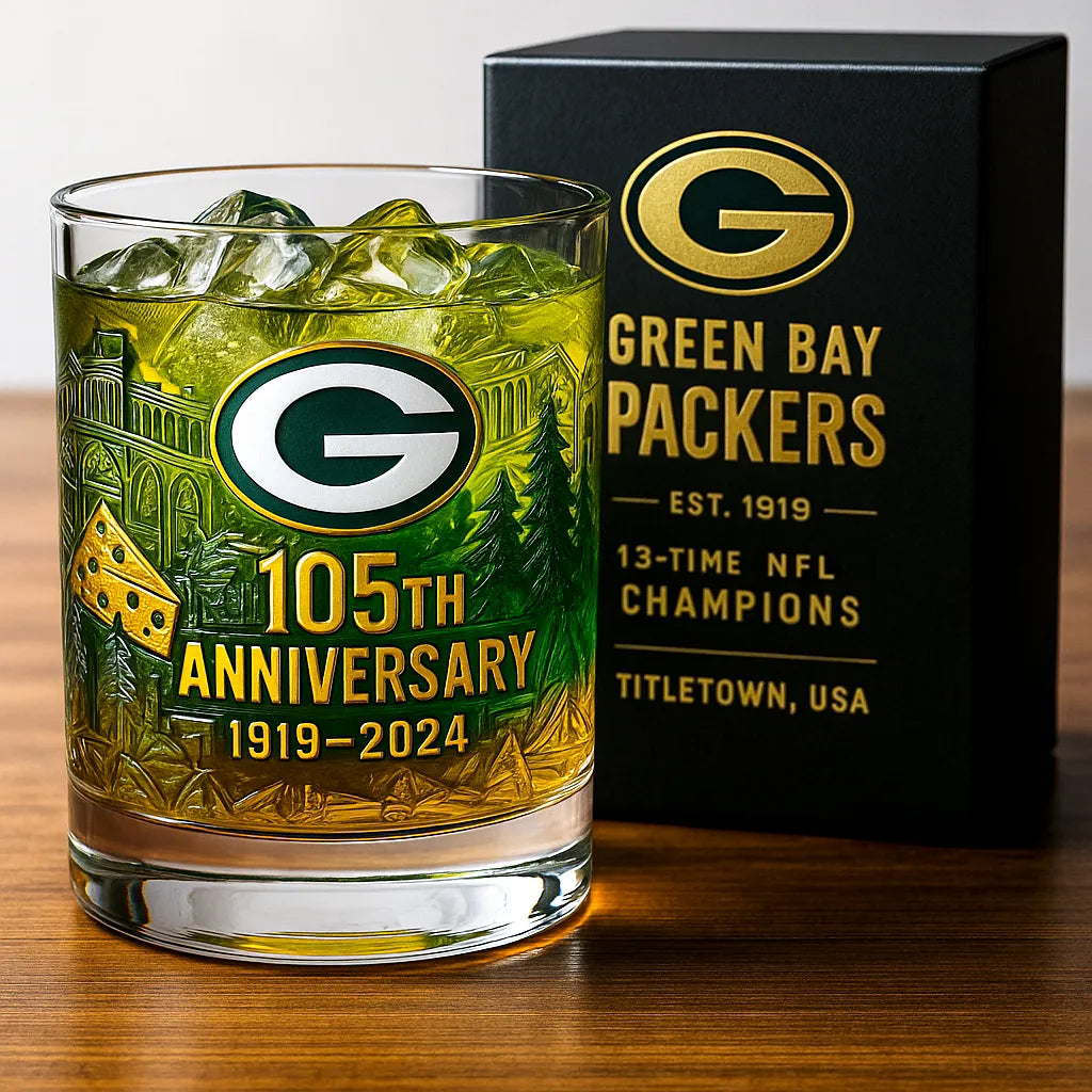 🏈Football Team Collectible Anniversary Whiskey Glass 🥃 (Including all teams)
