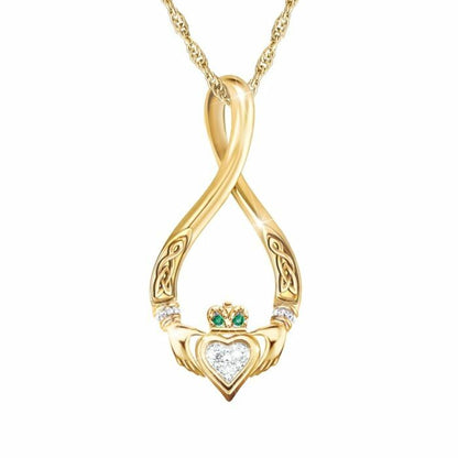 "Infinite" Irish Emerald Island Necklace