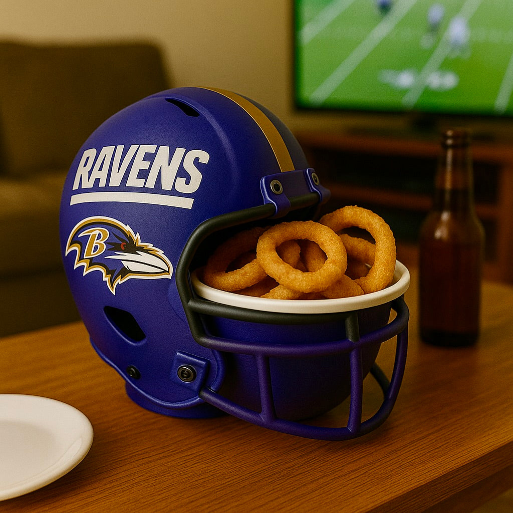 Team Legacy Football Helmet Snack Bowl