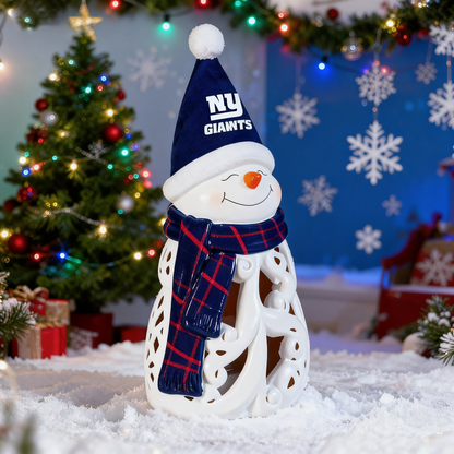 LED Christmas Snowman Decorative Lights with Football team