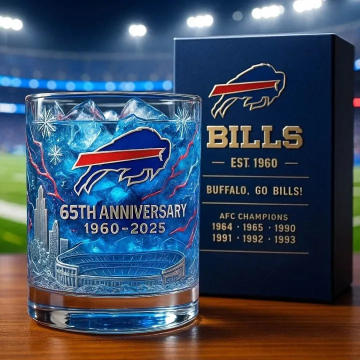🏈Football Team Collectible Anniversary Whiskey Glass 🥃 (Including all teams)