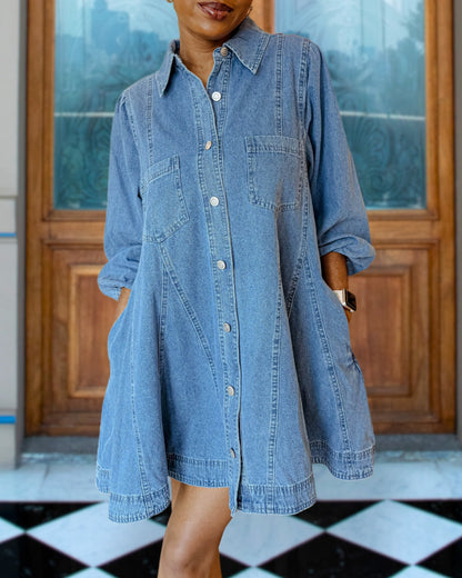 Hedy Denim Mini Dress