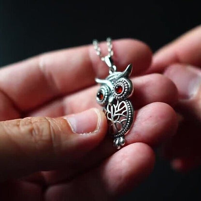 🔥 Last Day Promotion 70% OFF🔥Sterling Silver Tree of Life Owl Necklace