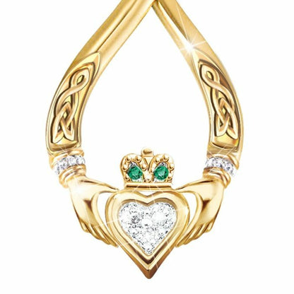 "Infinite" Irish Emerald Island Necklace