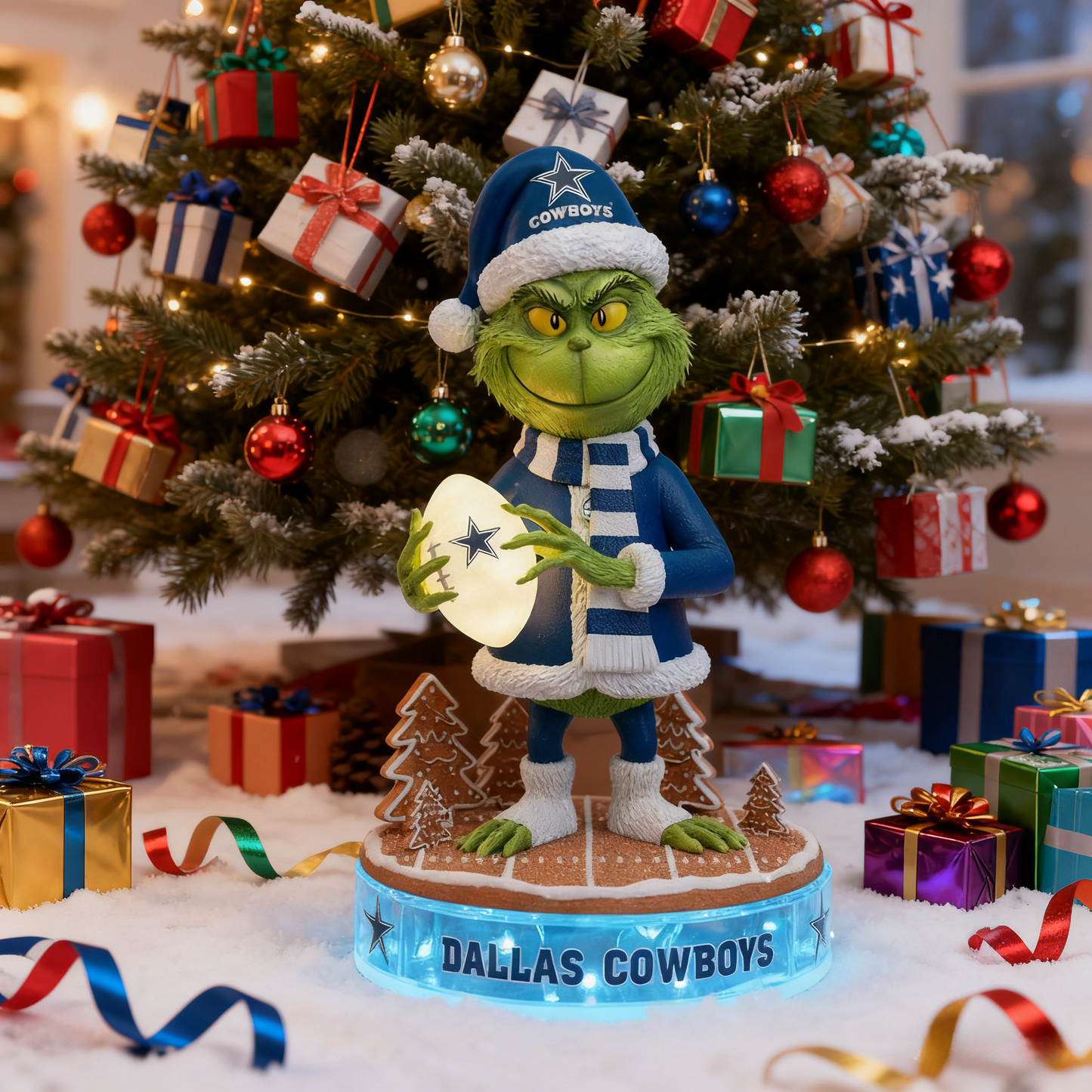 Whoville Holiday Spirit Collectible Grinch Statue