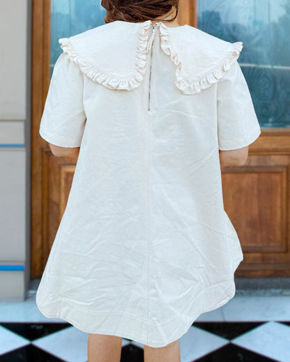 Peter Pan Collared Mini Dress