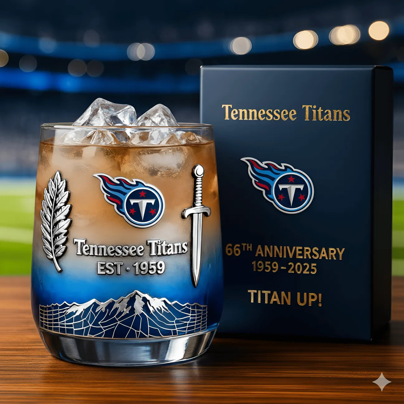🏈Football Team Collectible Anniversary Whiskey Glass 🥃 (Including all teams)