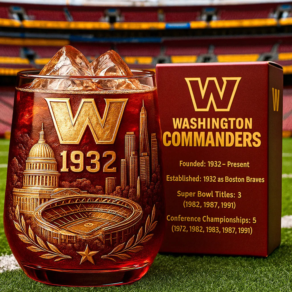 🏈Football Team Collectible Anniversary Whiskey Glass 🥃 (Including all teams)