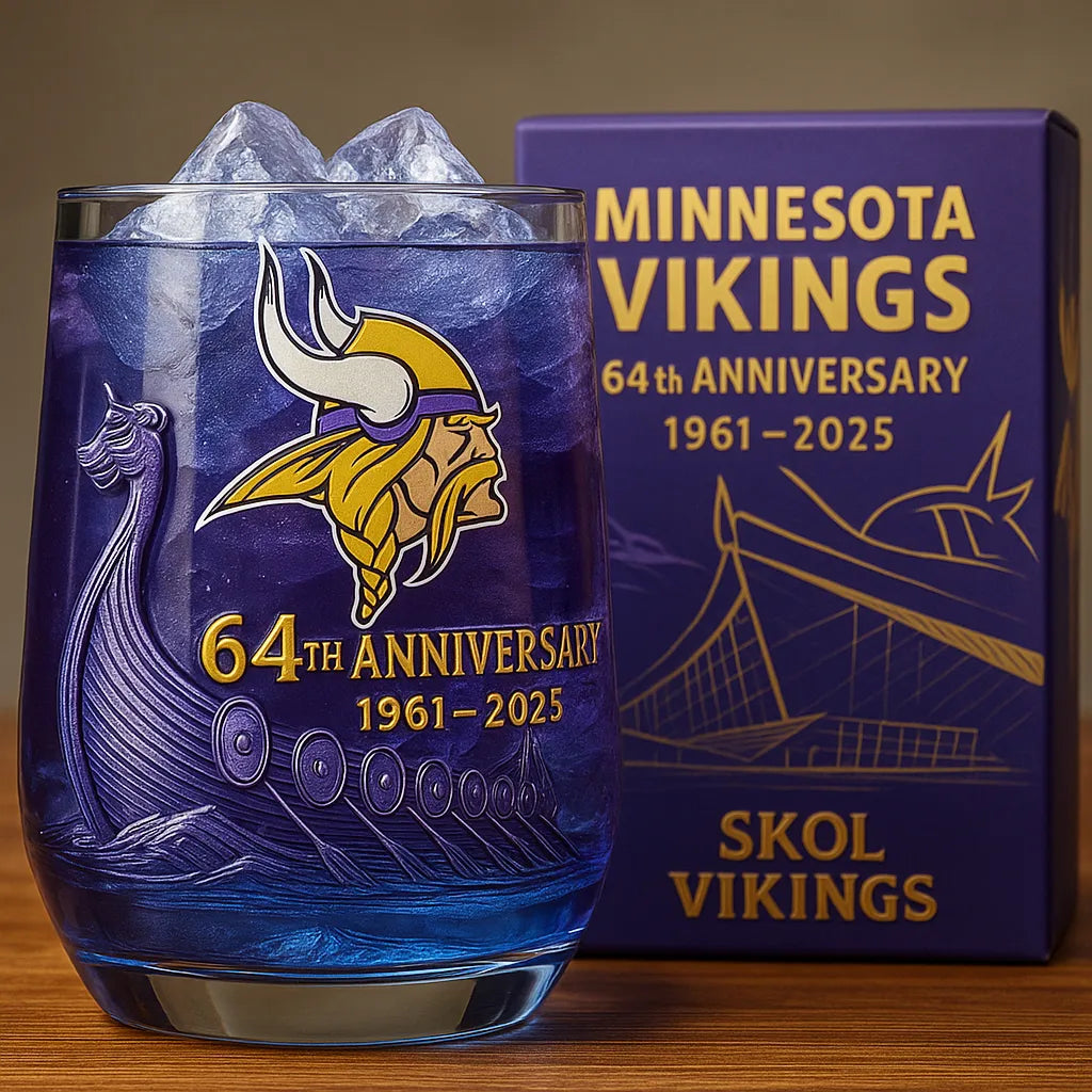 🏈Football Team Collectible Anniversary Whiskey Glass 🥃 (Including all teams)