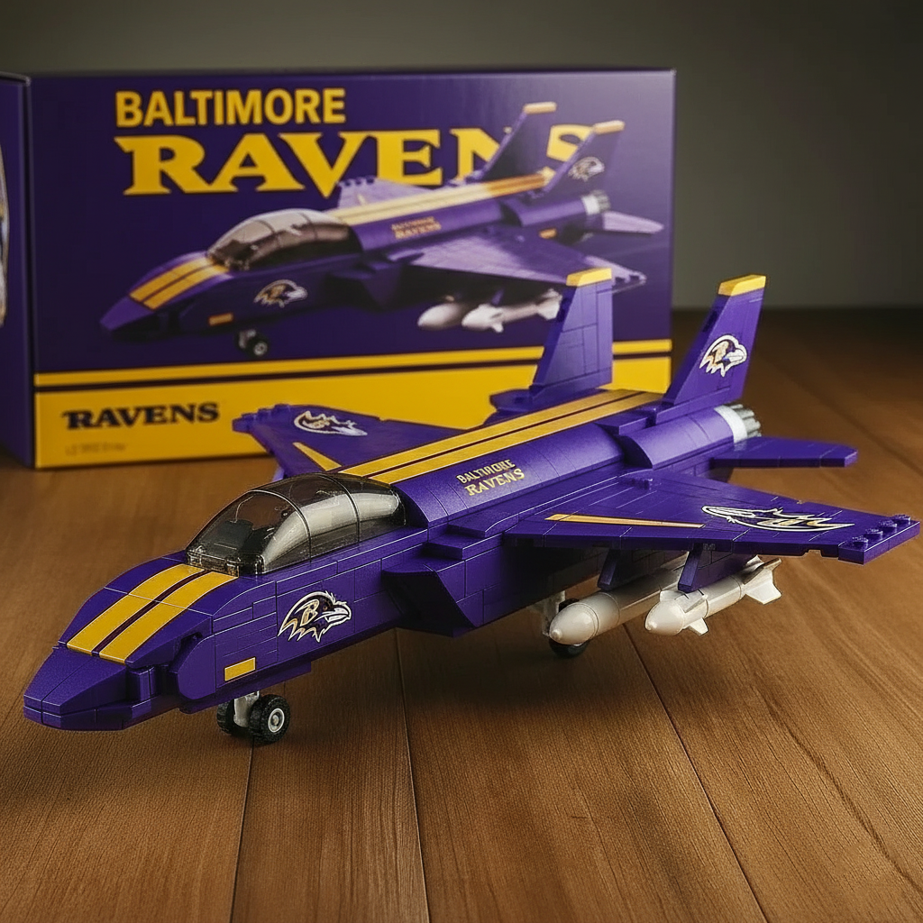 🔥Limited Edition🏈 NFL Team Fighter Jets - Collectible Building Blocks Series