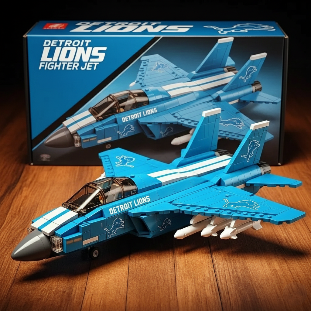 🔥Limited Edition🏈 NFL Team Fighter Jets - Collectible Building Blocks Series