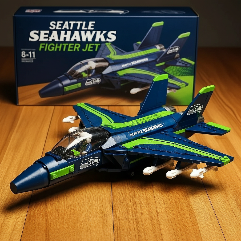 🔥Limited Edition🏈 NFL Team Fighter Jets - Collectible Building Blocks Series