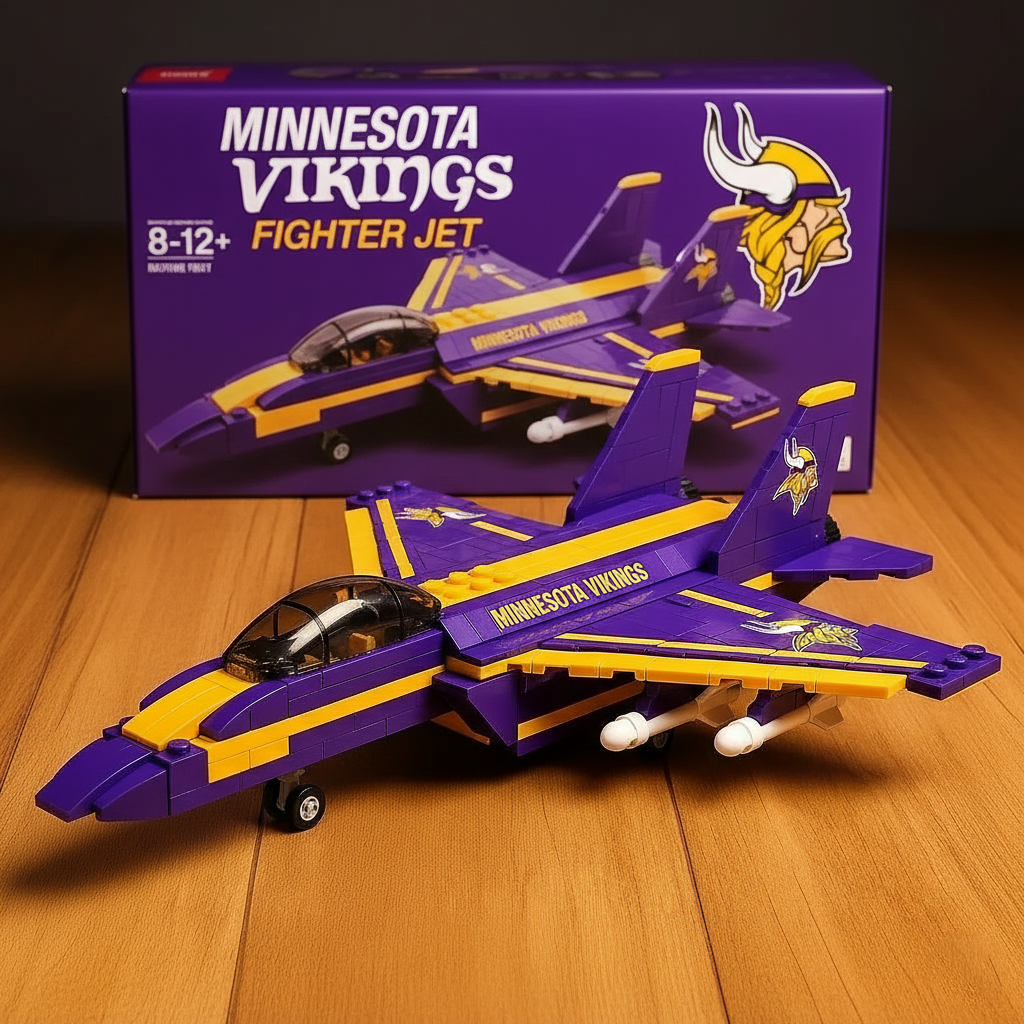🔥Limited Edition🏈 NFL Team Fighter Jets - Collectible Building Blocks Series