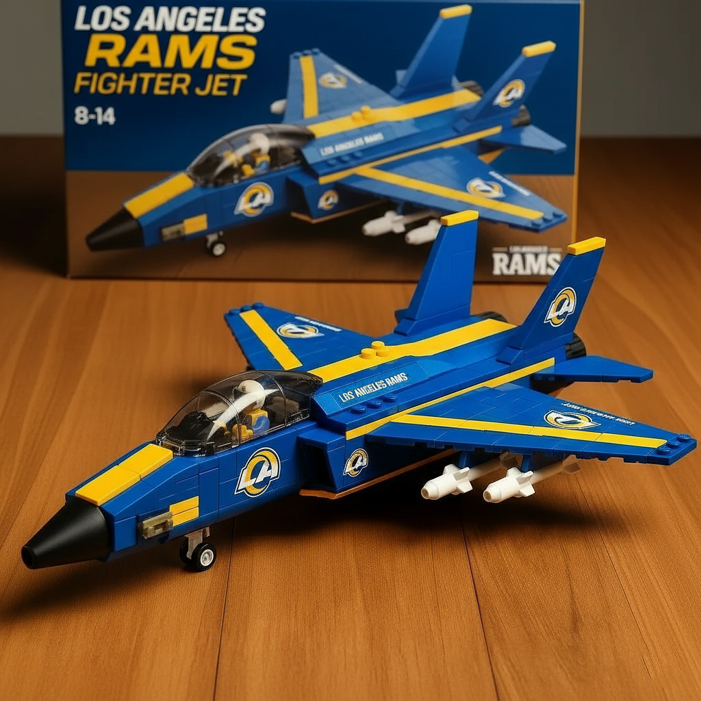 🔥Limited Edition🏈 NFL Team Fighter Jets - Collectible Building Blocks Series