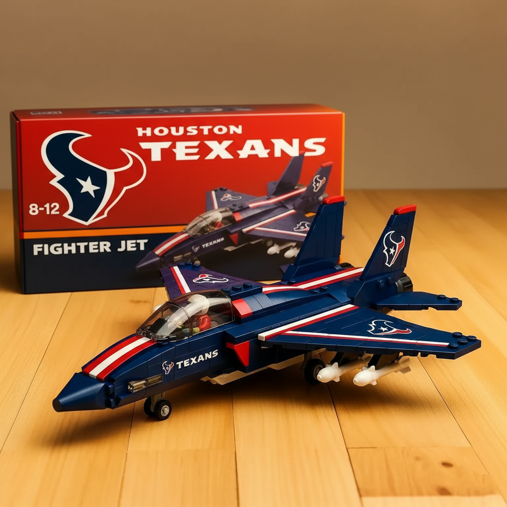 🔥Limited Edition🏈 NFL Team Fighter Jets - Collectible Building Blocks Series