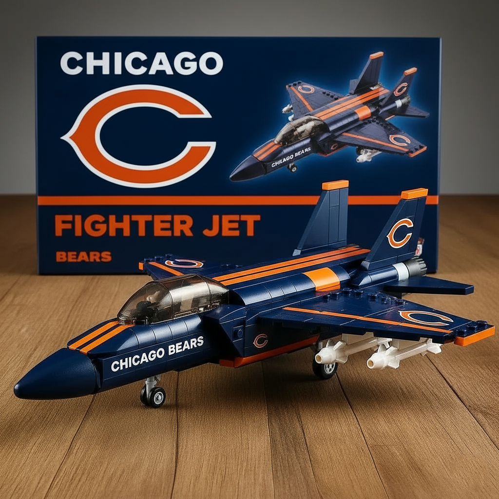 🔥Limited Edition🏈 NFL Team Fighter Jets - Collectible Building Blocks Series