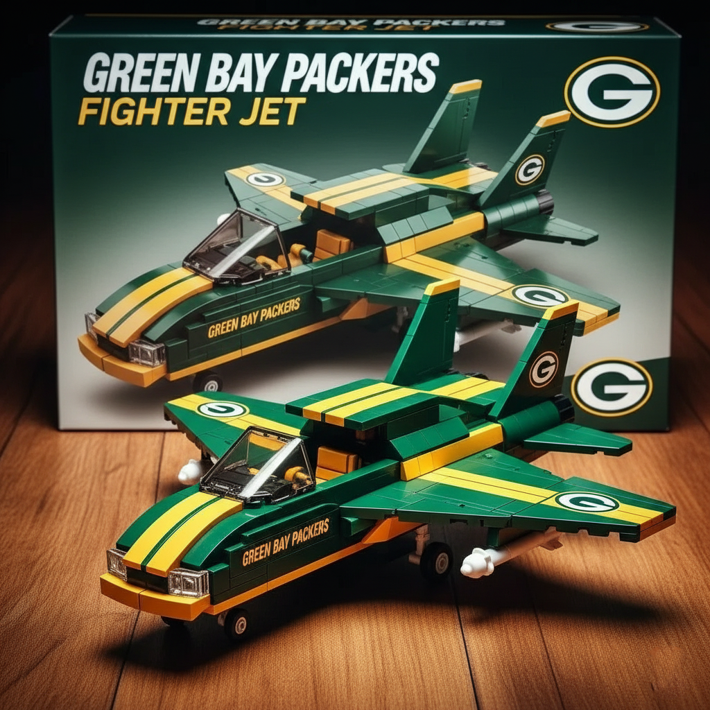 🔥Limited Edition🏈 NFL Team Fighter Jets - Collectible Building Blocks Series