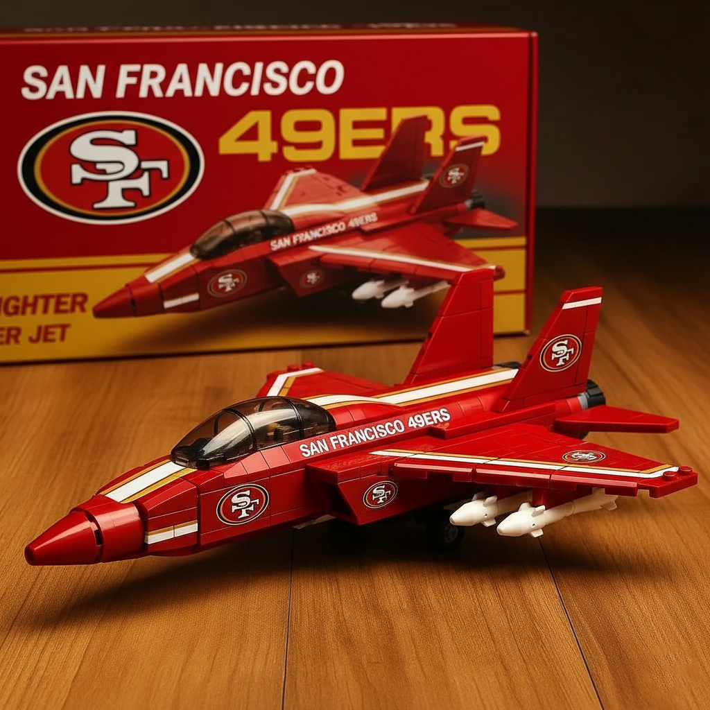 🔥Limited Edition🏈 NFL Team Fighter Jets - Collectible Building Blocks Series