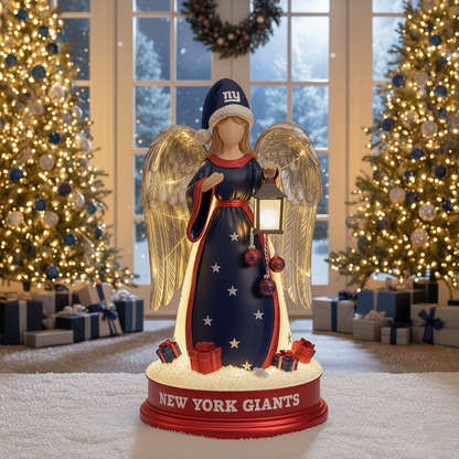 Holiday Guardian Angel Statue - Festive Home Decor