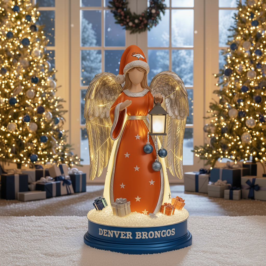 Holiday Guardian Angel Statue - Festive Home Decor