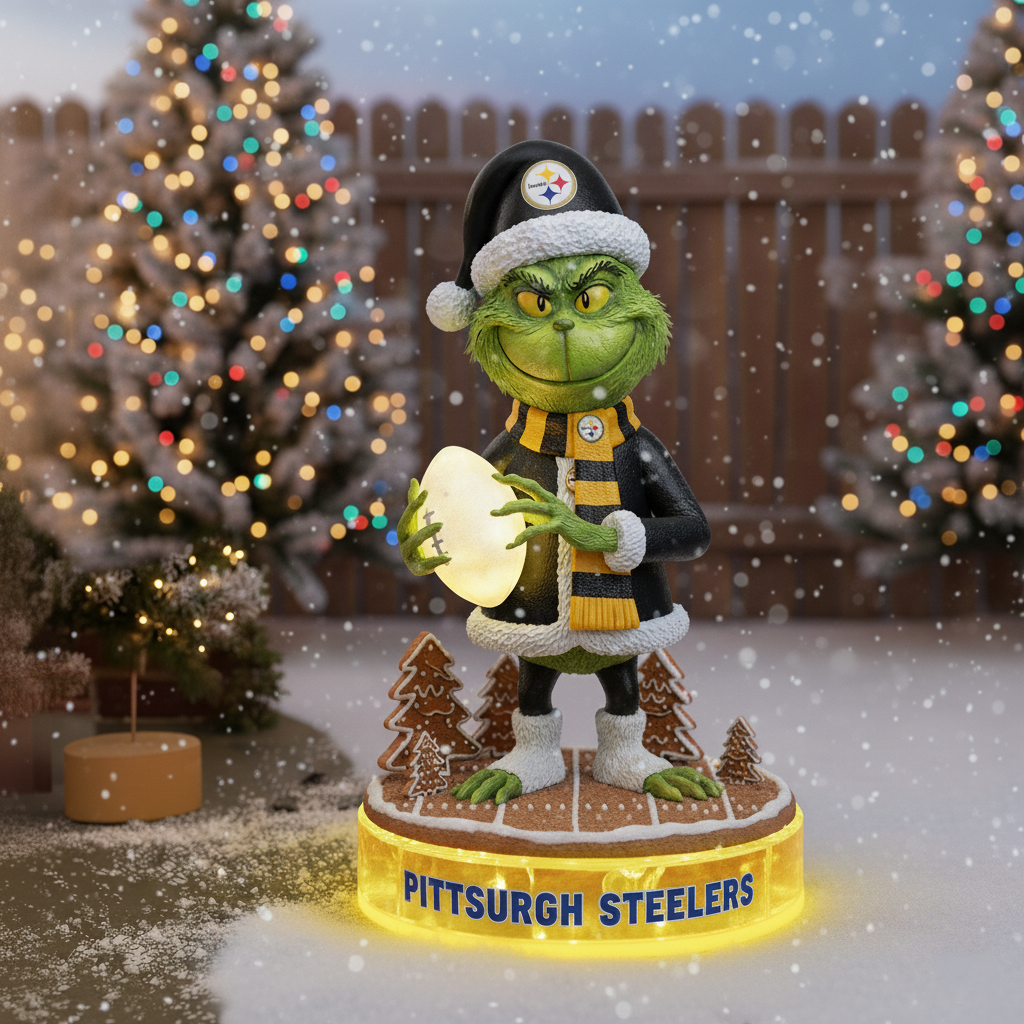 Whoville Holiday Spirit Collectible Grinch Statue