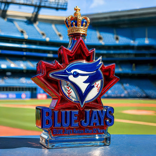 2025 World Series Blue Jays Whiskey Bottle