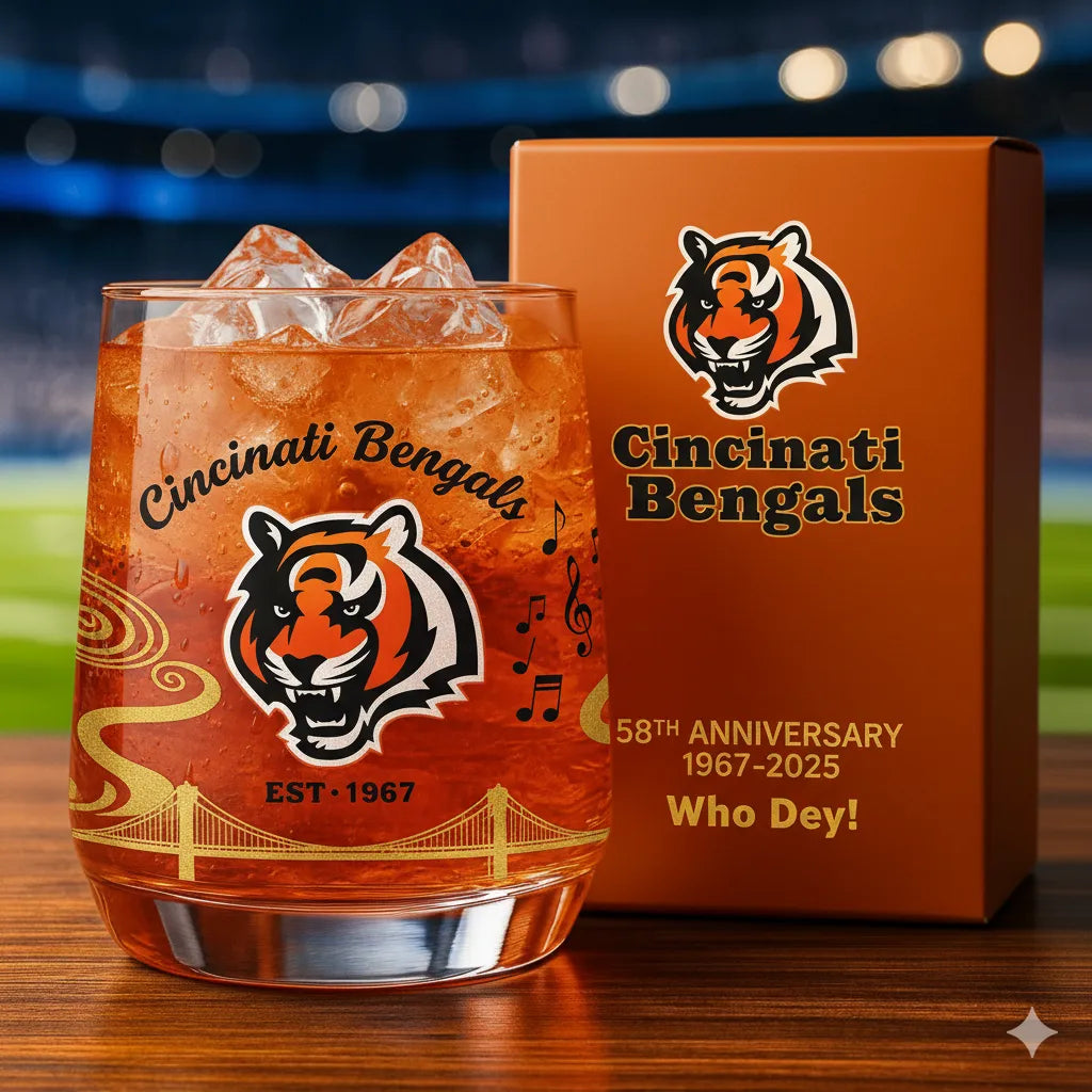 🏈Football Team Collectible Anniversary Whiskey Glass 🥃 (Including all teams)